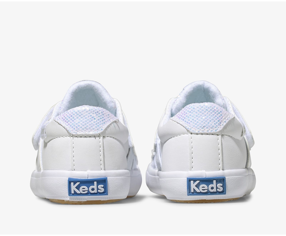 Slip On Παιδικα - Keds Courtney - Λευκα - KXVHB6753